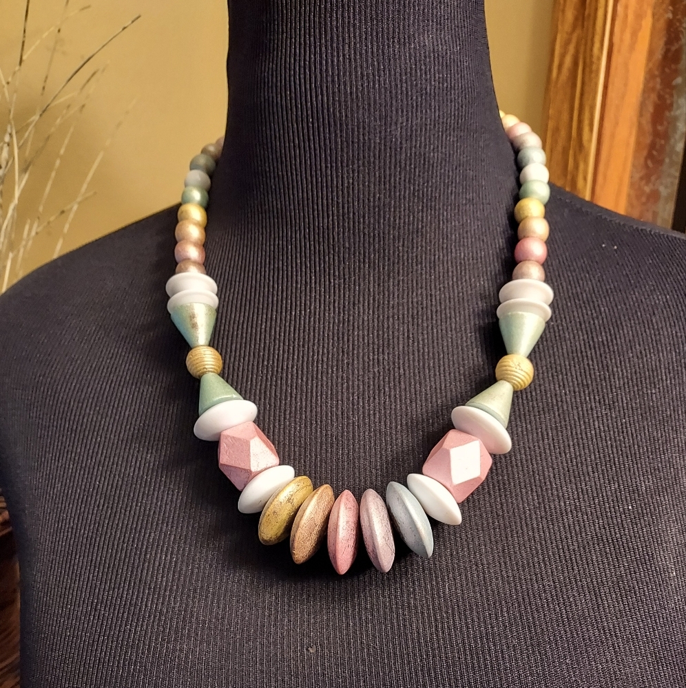 Wooden necklace